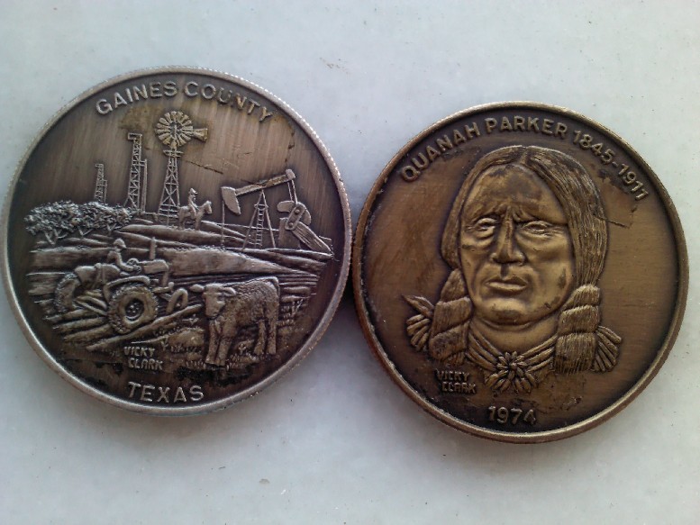 Photo 1 Pièce de monnaie non identifiée: Medallas Texas