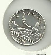 Photo 1 Pièce de monnaie non identifiée: España 20 Ctmos. 1896 gobierno pribisional
