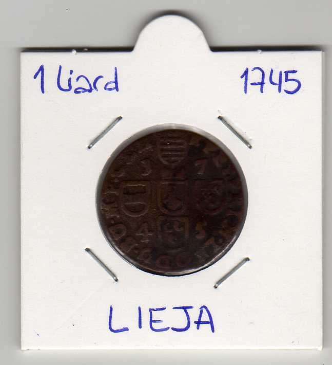 Photo 1 Pièce de monnaie non identifiée: MONEDA DE LIEJA, ¿KM#?
