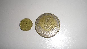 Photo 1 Pièce de monnaie non identifiée: moneda de 5 pesetas españa con leon