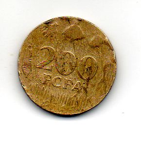 Photo 2 Pièce de monnaie non identifiée: POSIBLE PRUEBA MONEDA 200 FCFA MALI O AFRICA OCCIDENTAL