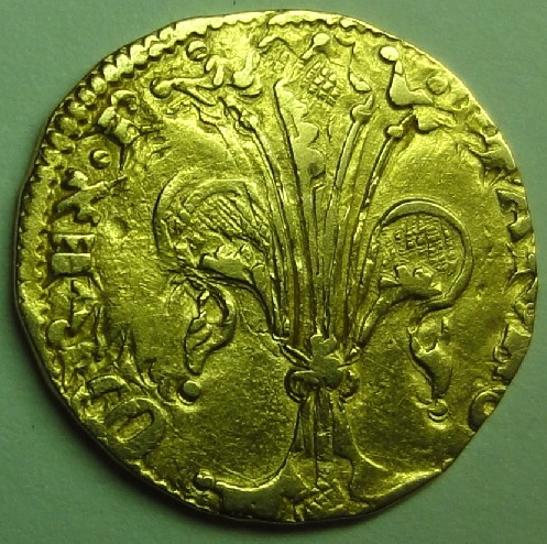 Photo 2 Pièce de monnaie non identifiée: Moneda de oro de unos 16mm de diámetro