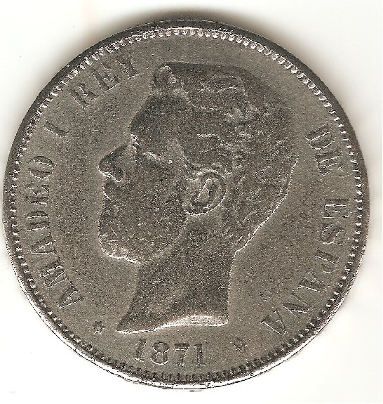 Photo 1 Pièce de monnaie non identifiée: AMADEO I