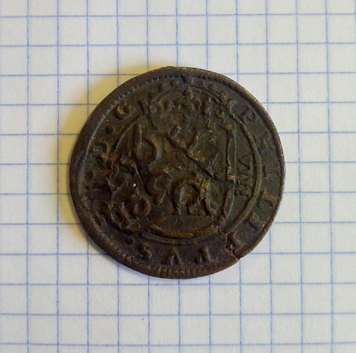 Photo 1 Pièce de monnaie non identifiée: Podéis ayudarme con esta moneda?