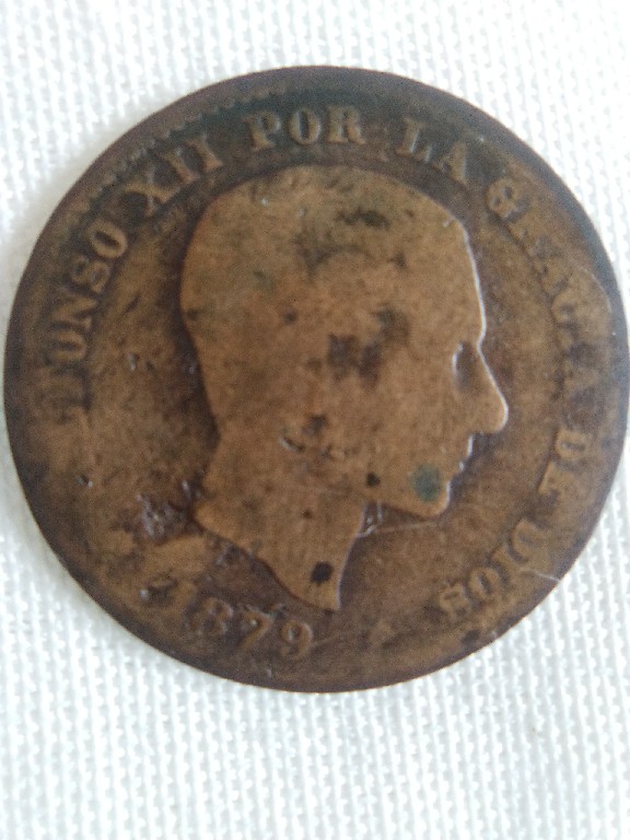 Photo 1 Pièce de monnaie non identifiée: moneda 1879