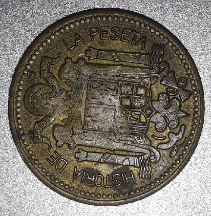 Photo 1 Pièce de monnaie non identifiée: Peseta 1966