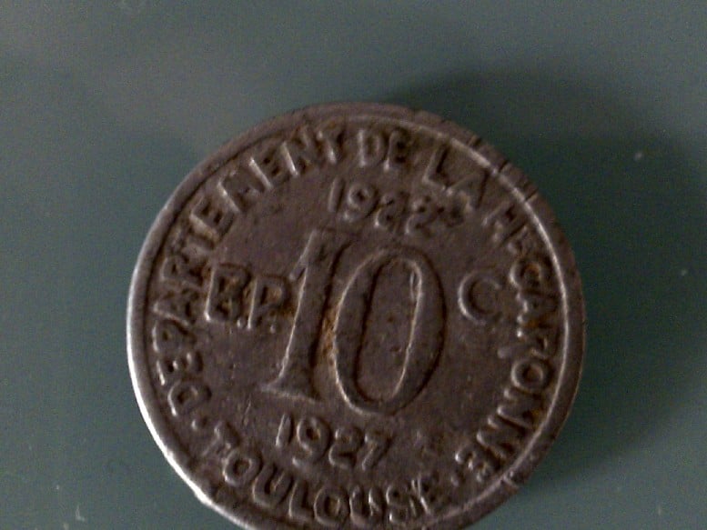 Photo 1 Pièce de monnaie non identifiée: Ayuda con esta