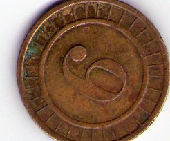 Photo 1 Pièce de monnaie non identifiée: moneda? ficha?