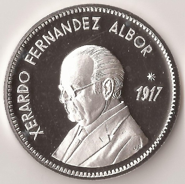 Photo 2 Pièce de monnaie non identifiée: Primer presidente Xunta de Galicia
