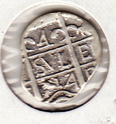 Photo 1 Pièce de monnaie non identifiée: macuquina año 1714