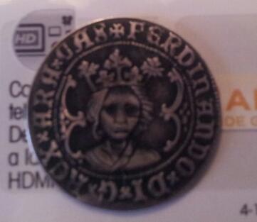 Photo 1 Pièce de monnaie non identifiée: ferdinando di g rex ara cas