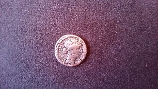 Photo 1 Pièce de monnaie non identifiée: romana plata 18mm
