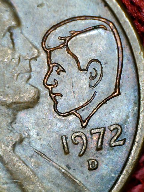 Photo 2 Pièce de monnaie non identifiée: Centavo con grabado