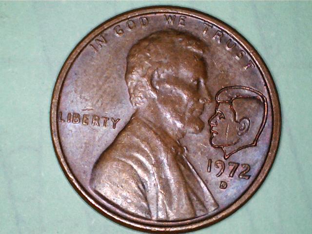 Photo 1 Pièce de monnaie non identifiée: Centavo con grabado