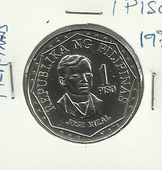 Photo 1 Pièce de monnaie non identifiée: Filipinas 1 Piso 1975