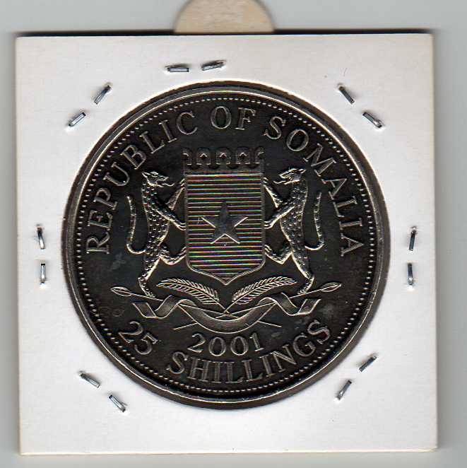 Photo 2 Pièce de monnaie non identifiée: MONEDA DE SOMALIA, ¿KM#?