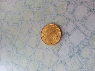 Photo 2 Pièce de monnaie non identifiée: moneda de 1 euro toda amarilla..