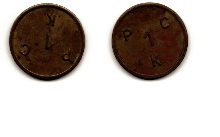 Photo 1 Pièce de monnaie non identifiée: me podrian apoyar a identificar esta ficha (token): metal, país, etc.