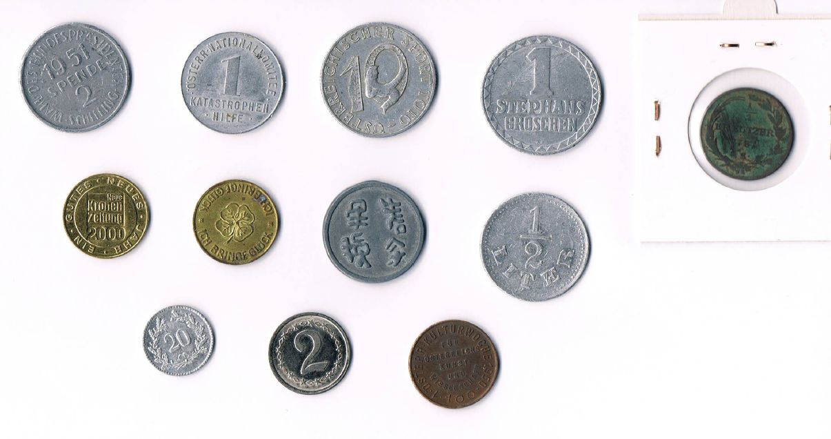 Photo 2 Pièce de monnaie non identifiée: Me podríais ayudar a identificar estas monedas y fichas?