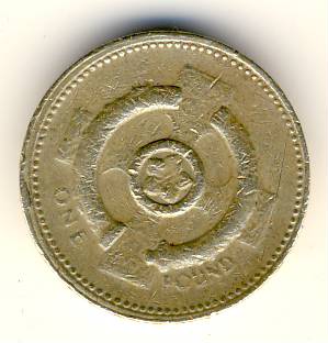 Photo 2 Pièce de monnaie non identifiée: Libra esterlina 1997