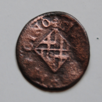 Photo 1 Pièce de monnaie non identifiée: moneda española