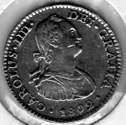 Photo 1 Pièce de monnaie non identifiée: moneda de CAROLUS IIII