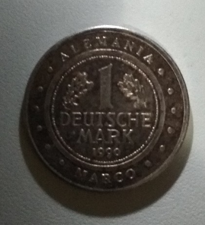 Photo 1 Pièce de monnaie non identifiée: 1 marco alemán de 1990