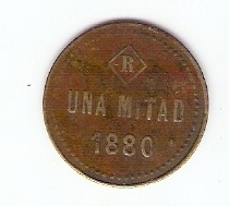 Photo 1 Pièce de monnaie non identifiée: Ficha de Santander