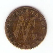 Photo 2 Pièce de monnaie non identifiée: Ficha de Santander