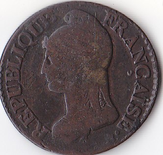 Photo 1 Pièce de monnaie non identifiée: Moneda francesa