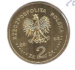 Photo 1 Pièce de monnaie non identifiée: Polonia 2005 2 Zlote