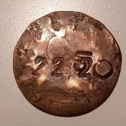 Photo 1 Pièce de monnaie non identifiée: Monedas reselladas