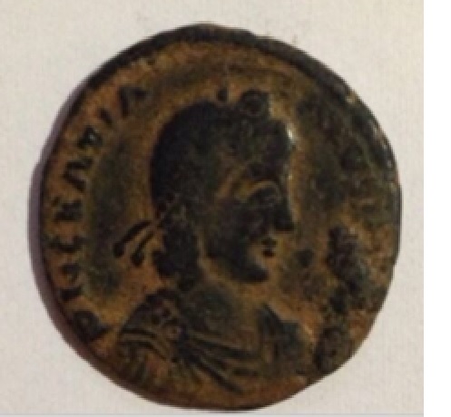 Photo 1 Pièce de monnaie non identifiée: Moneda romana (09/02/2014)