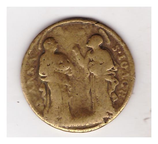 Photo 2 Pièce de monnaie non identifiée: moneda antigua sin identificar