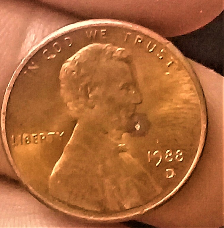 Photo 1 Pièce de monnaie non identifiée: one cent 1988 D, ¿SERA ERROR? QUE OPINAN.