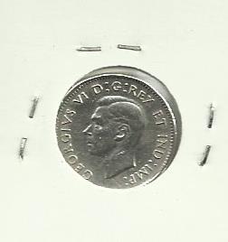 Photo 2 Pièce de monnaie non identifiée: Canada 10 Ctvos. de 1943