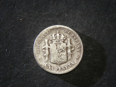 Photo 1 Pièce de monnaie non identifiée: ¿podeis decirme lo que vale mi peseta 1893 PGL MAdrid ??