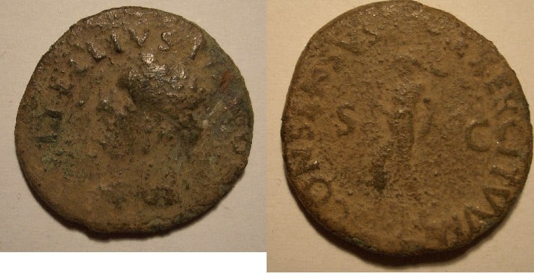 Photo 1 Pièce de monnaie non identifiée: moneda sin identificar