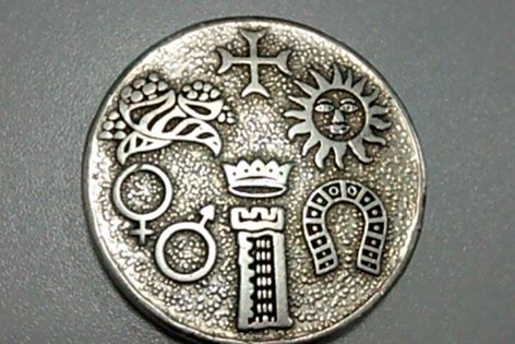 Photo 2 Pièce de monnaie non identifiée: Moneda 
