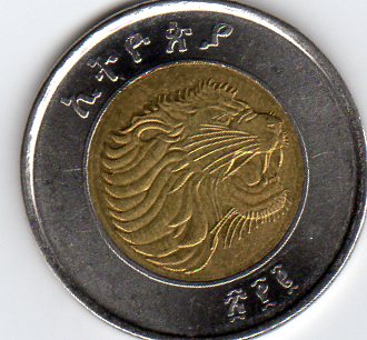 Photo 1 Pièce de monnaie non identifiée: Moneda de 1 birr ETIOPIA