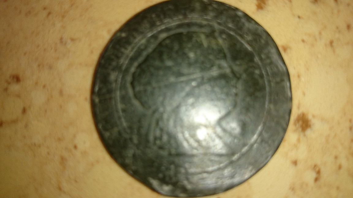Photo 1 Pièce de monnaie non identifiée: Esta moneda la encontré en la playa de sanlucar de barrameda 
