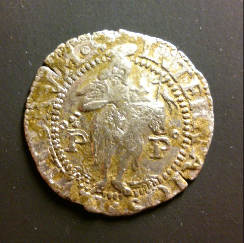 Photo 2 Pièce de monnaie non identifiée: parece francesa