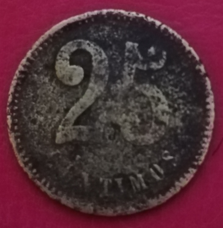 Photo 2 Pièce de monnaie non identifiée: Café fornos Bilbao 25 céntimos