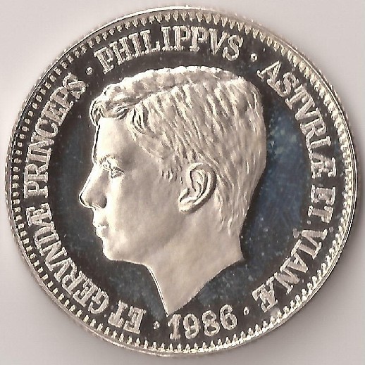 Photo 2 Pièce de monnaie non identifiée: Principe de Asturias