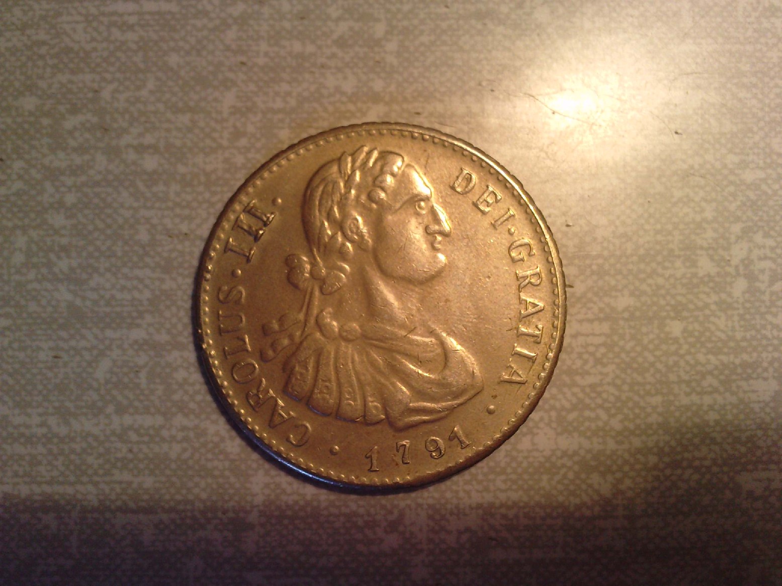 Photo 2 Pièce de monnaie non identifiée: 8 Reales Carlos III