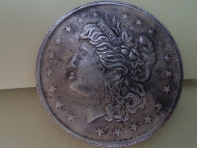 Photo 1 Pièce de monnaie non identifiée: dolar americano de plata