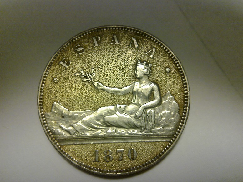 Photo 1 Pièce de monnaie non identifiée: duro de plata