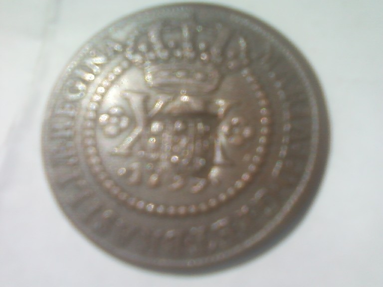 Photo 2 Pièce de monnaie non identifiée: Moneda de XX Reis de Brasil año 1799, RESELLADA.-