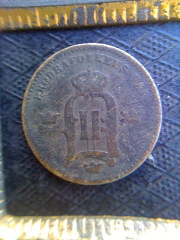 Photo 2 Pièce de monnaie non identifiée: moneda desconocida