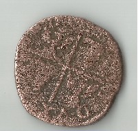 Photo 2 Pièce de monnaie non identifiée: cobre medieval
